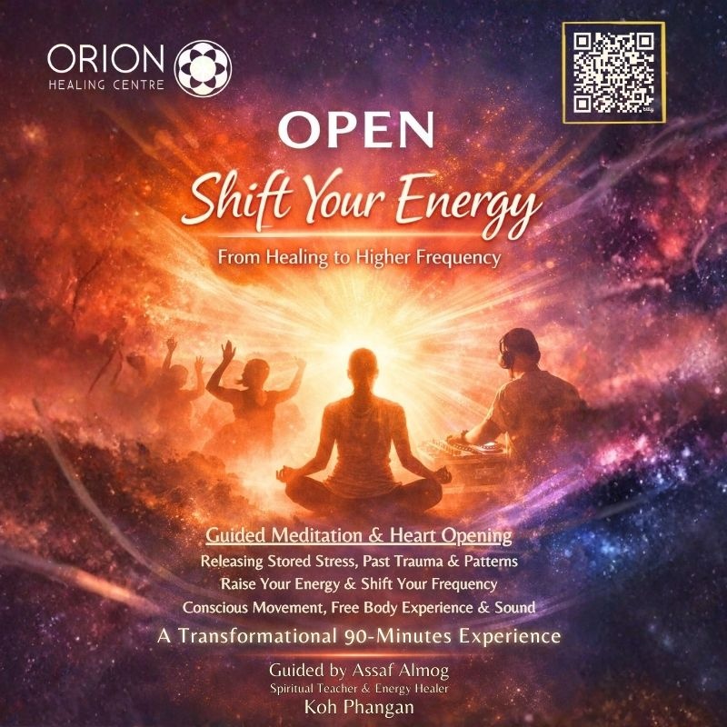הפלייר המקורי של OPEN – Shift Your Energy — מתוך הארכיון